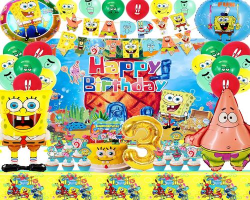 <notranslate>un Kit Déco Anniversaire Bob L'Éponge</notranslate>